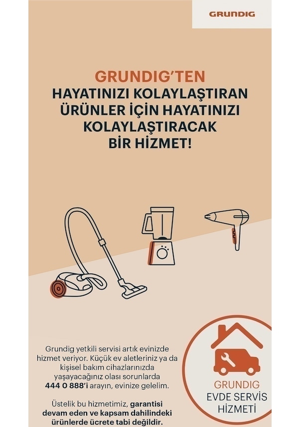 Resim Grundig HS 7034 Saç Düzleştirici 