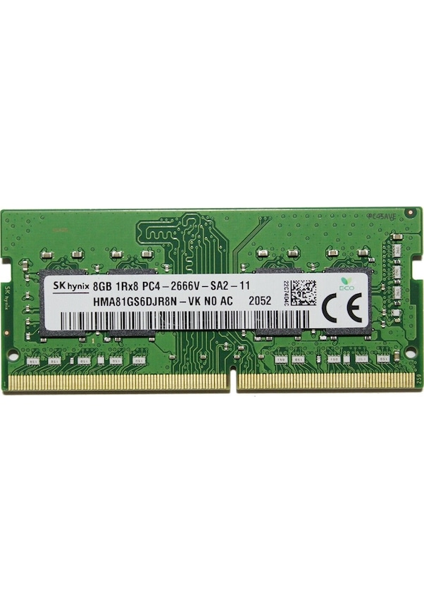 SK Hynix HMA81GS6DJR8N-VK 8 GB DDR4 2666 MHz CL19 Notebook Ram ...