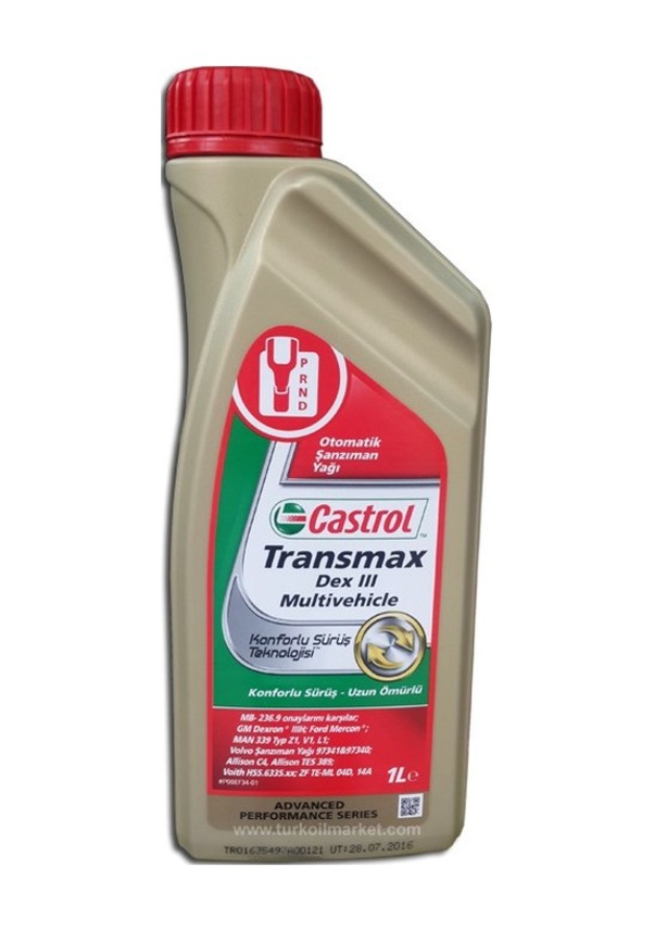 Castrol Transmax Atf Dex Iii Anz Man Ya L Fiyatlar Ve Zellikleri