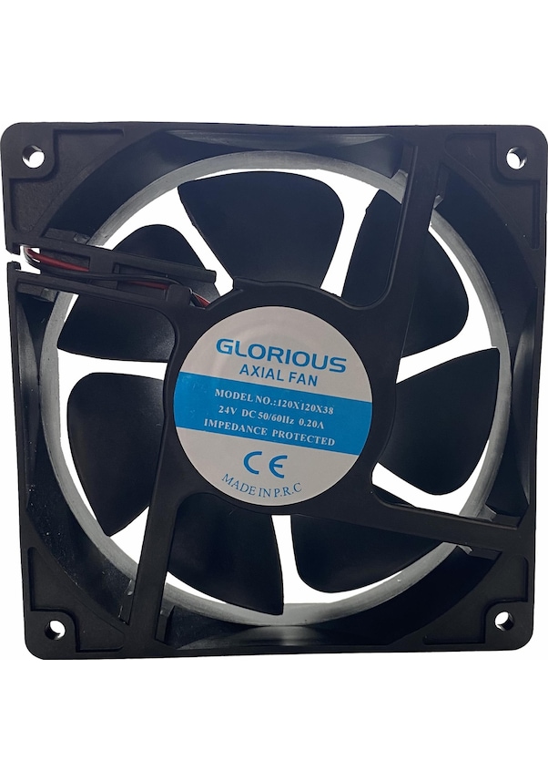 JZK Ventilador DC de 12 V, 12 cm, 12025, bajo ruido, ventilador