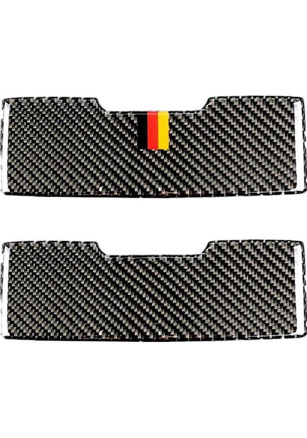 Resim Lasonstiges Araba Gerçek Karbon Fiber Ön Okuma Işığı Paneli Güneş Gözlüğü Kutusu Trim Kapağı Mercedes Benz C Sınıfı W205 C180 C200 C300 Glc 