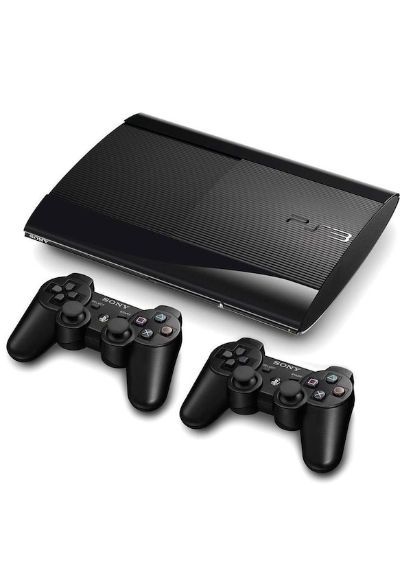 Sony Playstation 3 Super Slim 320 GB 20 Oyun Yüklü Konsol + 2 Kol (Teşhir)