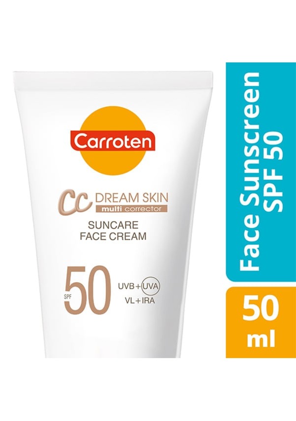 carroten face cream cc spf50