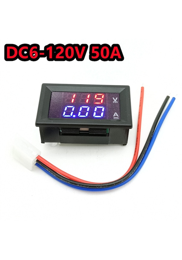 M4430 DC100V 200V 10A Voltmetro Digitale Elettronico Amperometro - Foto 9