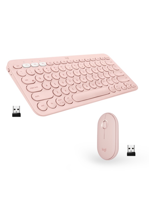 Logitech K380 Bluetooth Klavye + M350 Pebble Kablosuz Mouse
