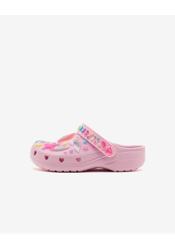Resim Skechers Heart Charmer Küçük Kız Çocuk Pembe Işıklı Terlik 308406n Lpmt Pembe 