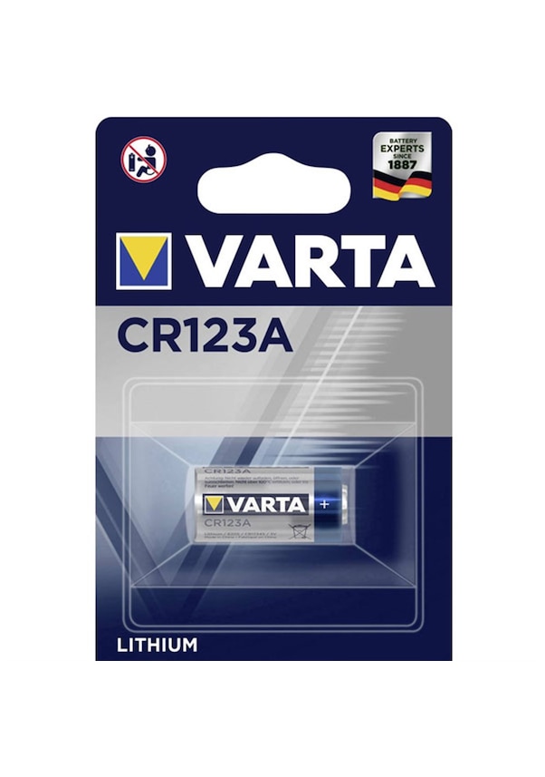 Varta 6205 CR123A 3V Lityum Pil 10'lu