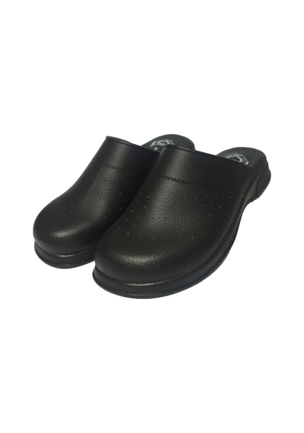 Resim Hipokrat Ortopedik Yumuşak Tabanlı Ortopedik Siyah Sabo Terlik 