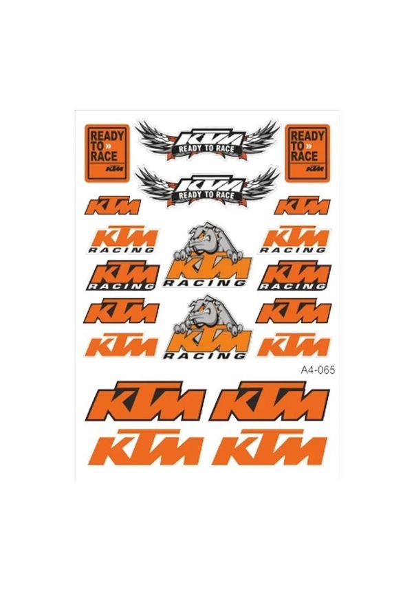 Motosiklet Ktm Sticker Set A4 Fiyatları ve Özellikleri