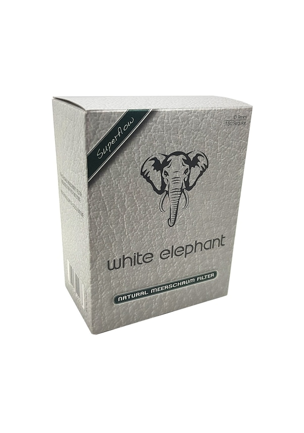 Resim Ehediye White Elephant 150 Li 9 Mm.Lületaşı Pipo Filtre Filitresi Kb65 