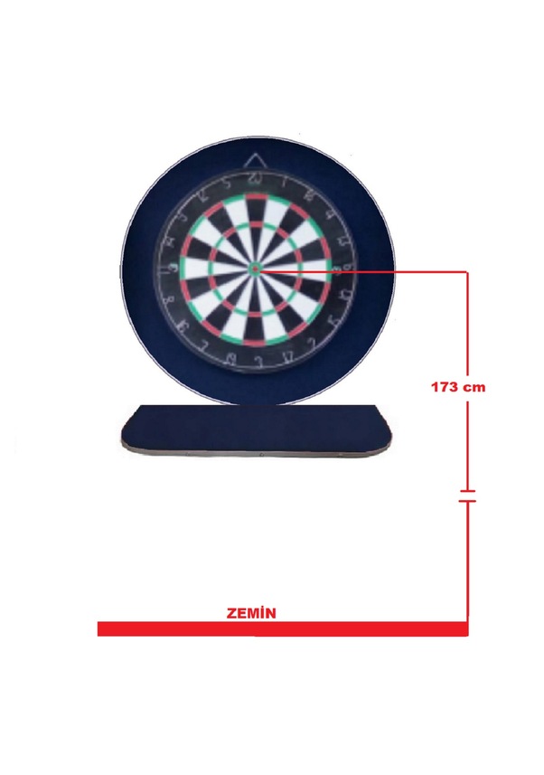 Raf Düzenekli Dart Arkalık Yuvarlak Lacivert 72 CM Fiyatları ve Özellikleri Raf Düzenekli Dart Arkalık Yuvarlak Lacivert 72 CM Fiyatları ve Özellikleri