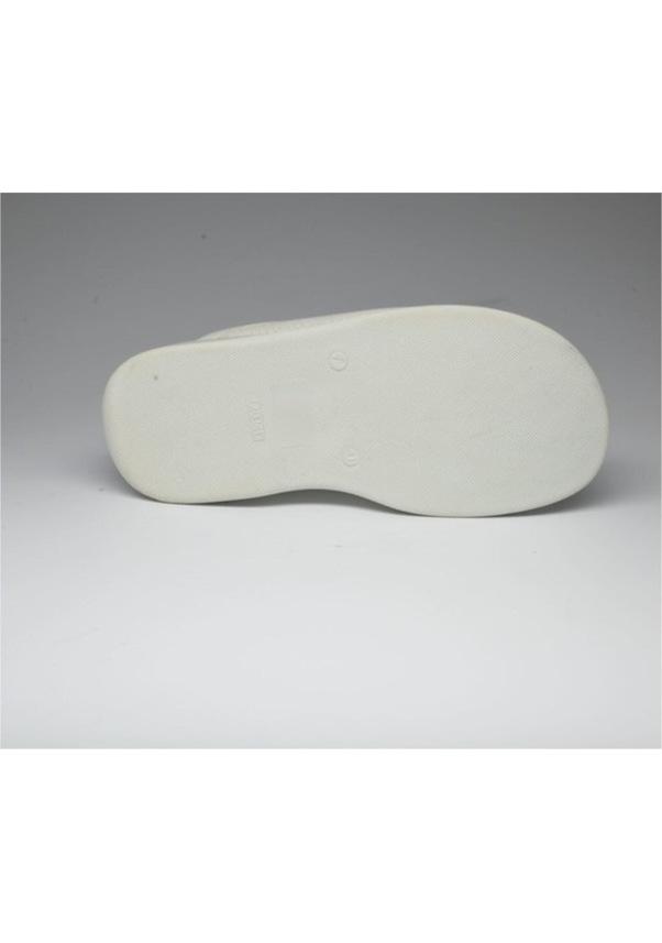 Resim Beyaz Renk Ortopedik Taban Sabo Doktor Terliği Hastane Terliği Beyaz 