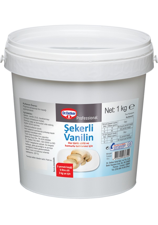 Dr. Oetker Şekerli Vanilin 1 KG