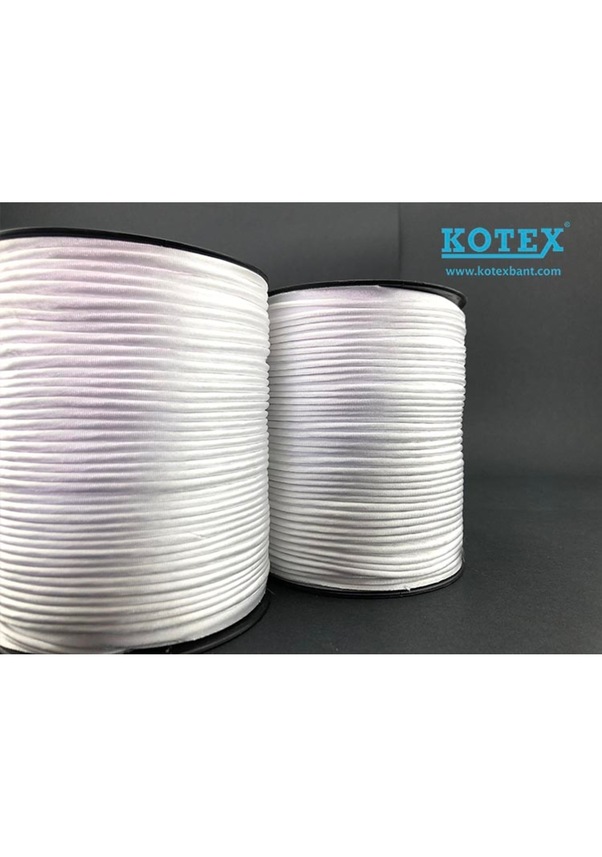 Kotex Saten Ipli Fitilli Biye Beyaz 100Mt