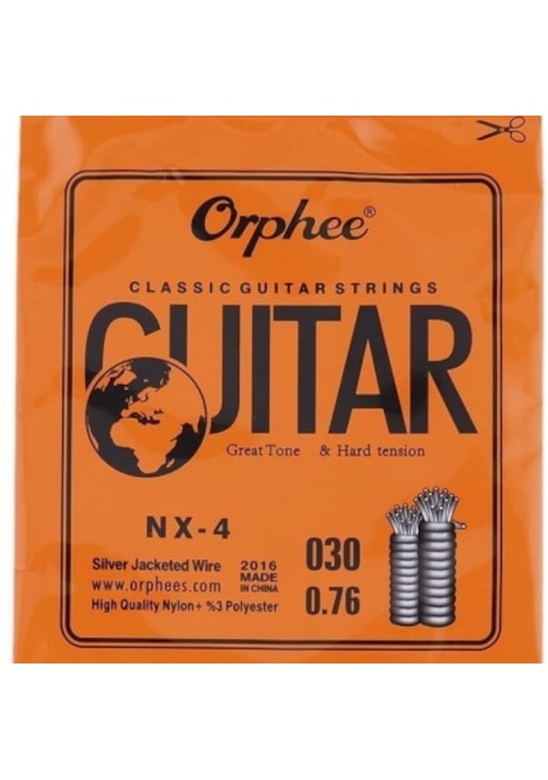 Orphe Akustik 4 Numara Gitar Tek Tel