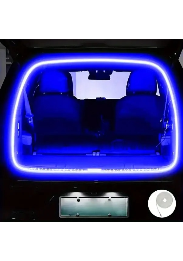 Resim Chuangyinshop 1 Adet Karavan Led Şerit Işığı Sıcak Beyaz Dekor Aydınlatma Kablo Bağlantılı 