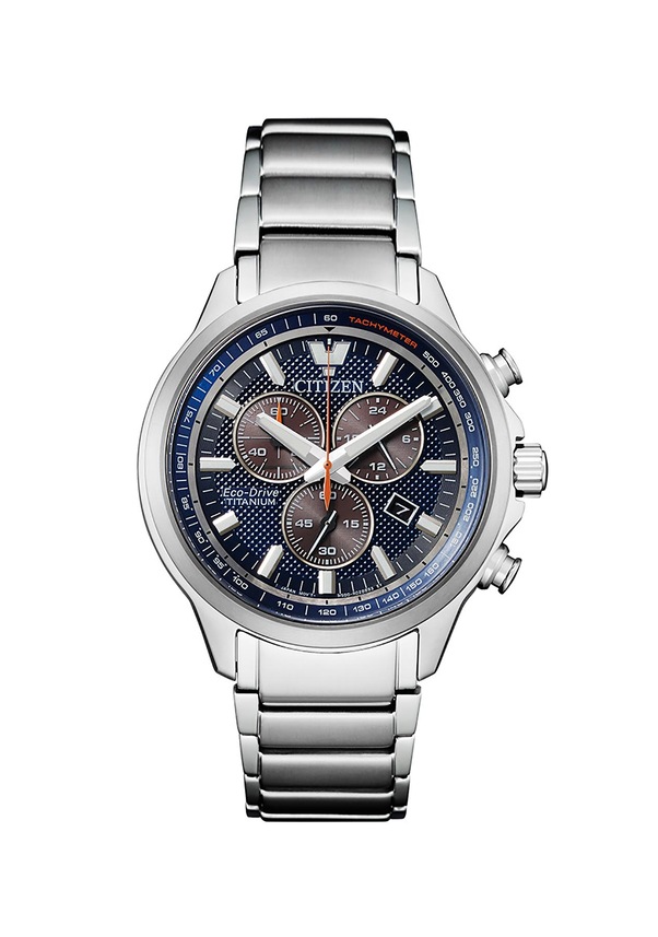 CITIZEN Eco-Drive AT2470-85L Orologio Uomo – Super Titanium, Quadrante Blu, Vetro Zaffiro, Quarzo, 10 Bar - 2