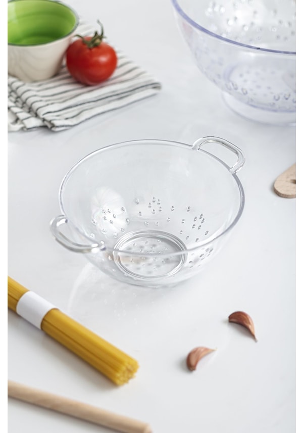 Resim Akrilik Şeffaf Mini Pirinç Süzgeçi & Bakliyat Süzgeçi 3 Su Bardağı Ölçülü Diğer 