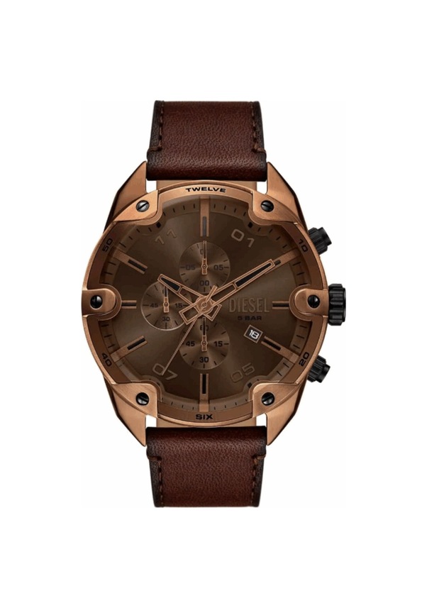 Resim Diesel Dz4698 Quartz Bronz Deri Kordon 49 Mm Erkek Kol Saati Bronz 