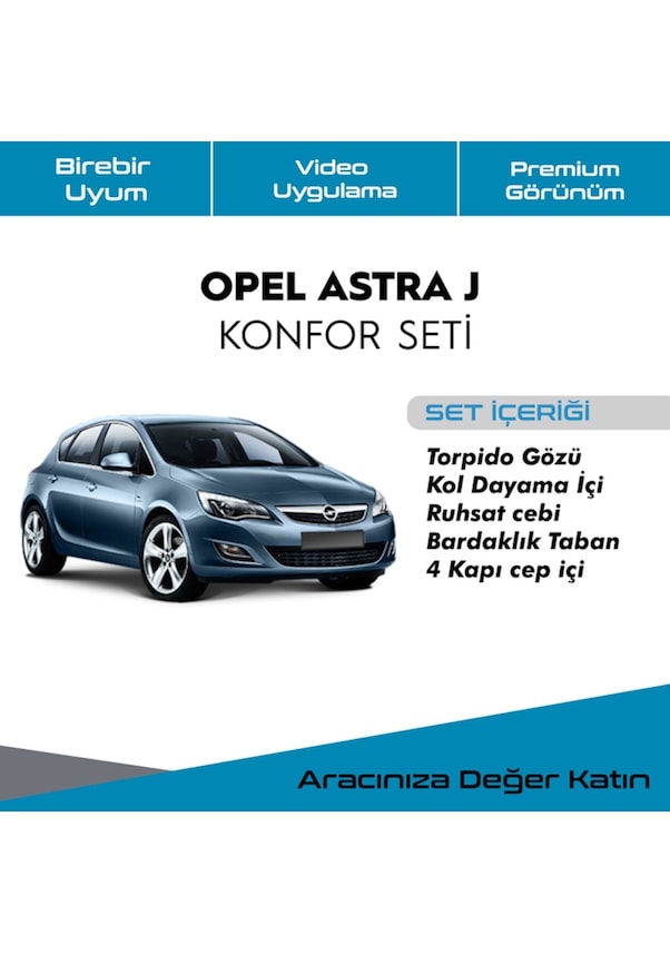 Resim Opel Astra J Konfor Seti - Araç Içi Ses Giderici Kumaş Kaplama (336014852) 
