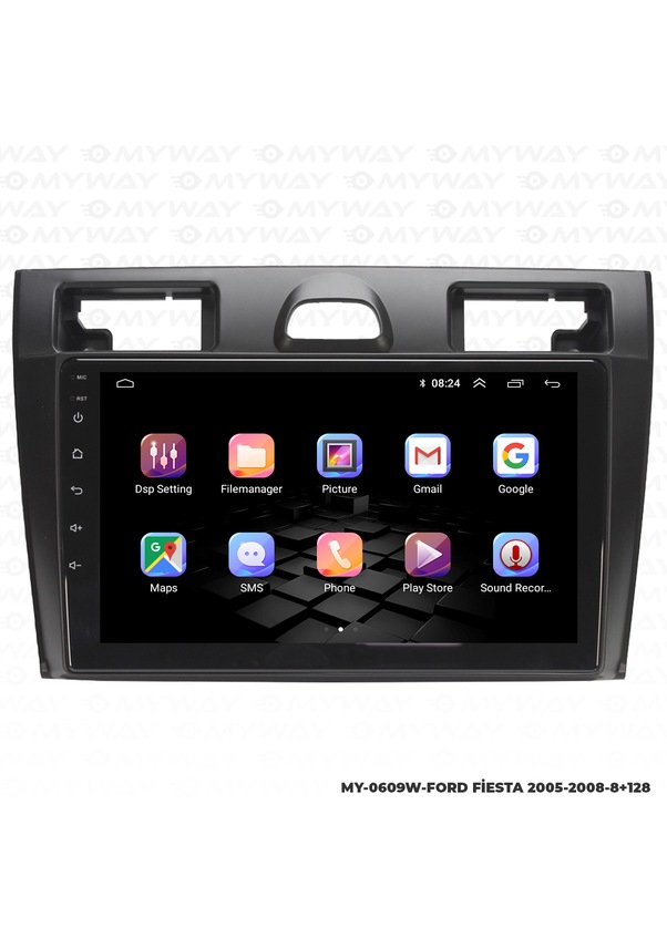 FORD FİESTA ANDROİD MULTİMEDYA CARPLAY NAVİGASYON EKRAN 8GB RAM