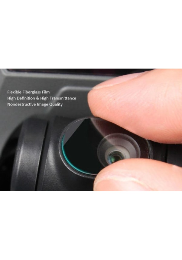 Resim Djı Spark 2 Adet Kamera Lens Koruyucu Film Drone Vücut Ekran Filmi 