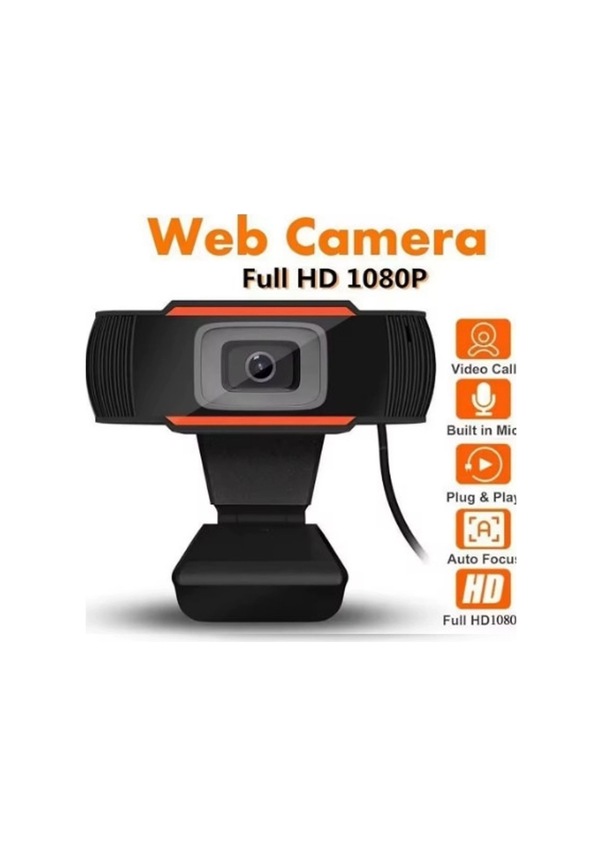 Resim Webcam Orjınal 1080p Konferans Kamera Dahili Mikrofon Chat Görüntülü Sohbet Yayın Kamerası Hd Video 