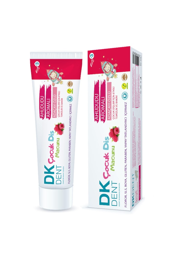 Dermokil DK Dent Ahududu Aromalı Adaçayı Özlü Çocuk Diş Macunu 50 ML