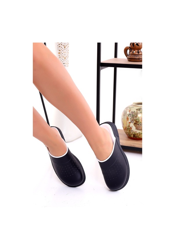 Resim Hipokrat Hp600 Ortopedik Sabo Terlik Doktor Hemşire Hastane Aşçı İş Terliği Lacivert 