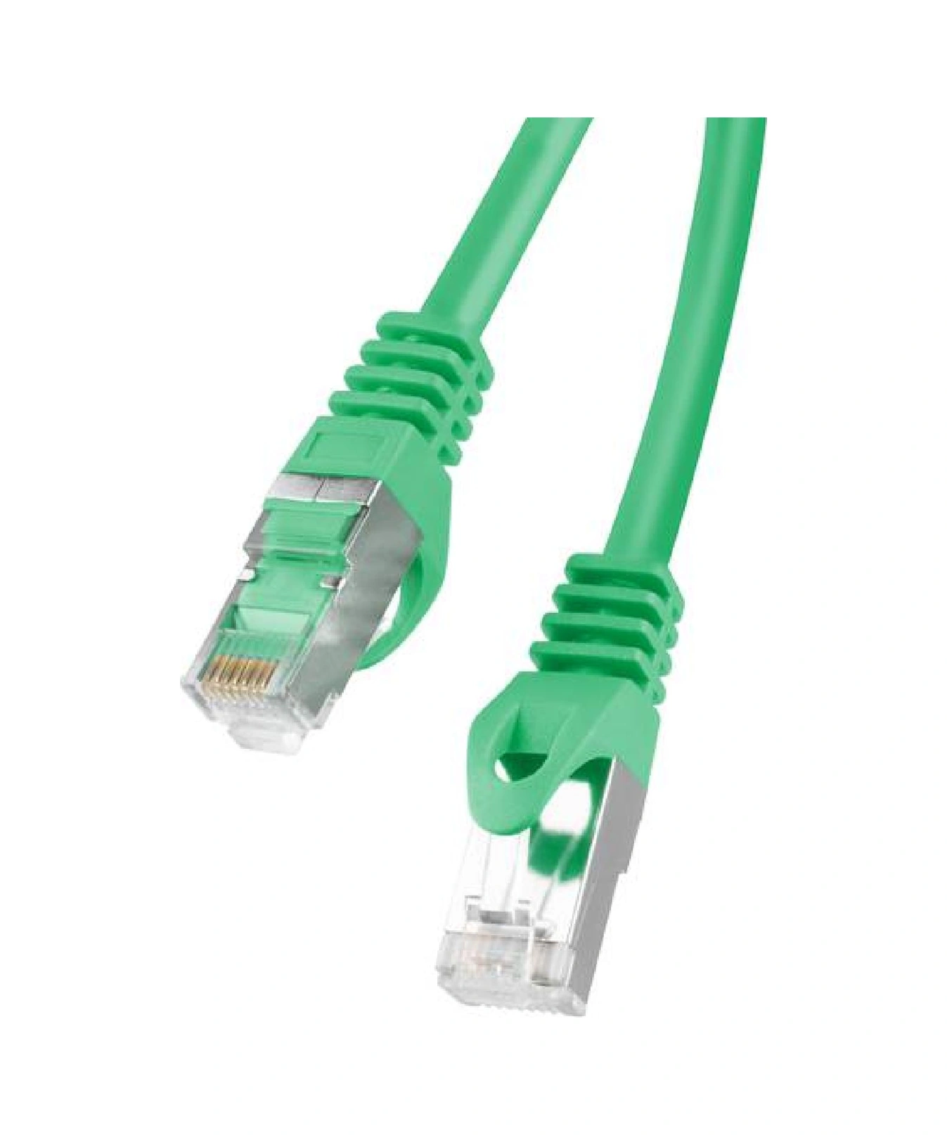 Resim Ercontec Erfnw-ms88a-0,50glszh ,metal/rj45-8p8c Yeşil/0.50mt Blendajlı Cat6 Ethernet Kablo 