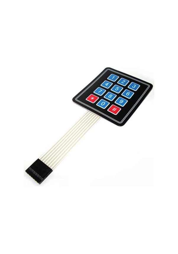 Arduino 4x3 Membran Matrix Keypad 12 Buton Tuş Takımı Fiyatları ve ...
