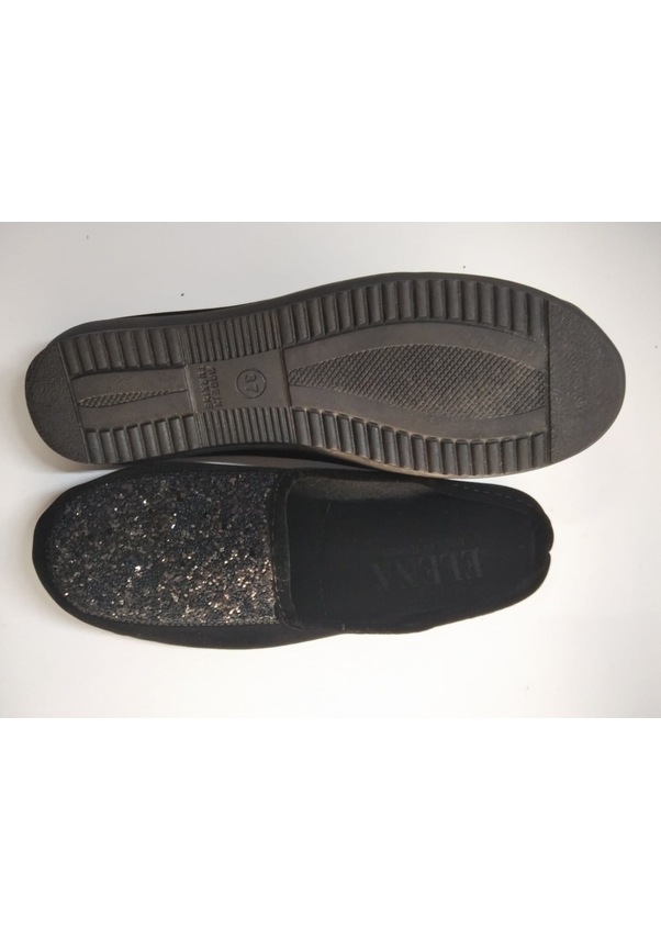 Resim Kadın Ev Terlik Siyah 