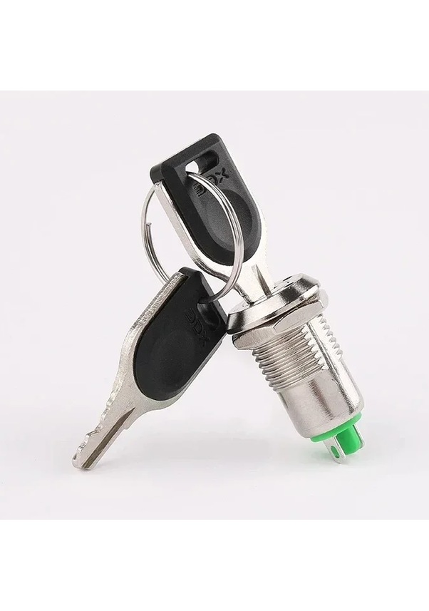 12mm Metal 2 Pin Anahtar Kontrollü Buton Panel Montaj On Off 1a Ac 250v ...