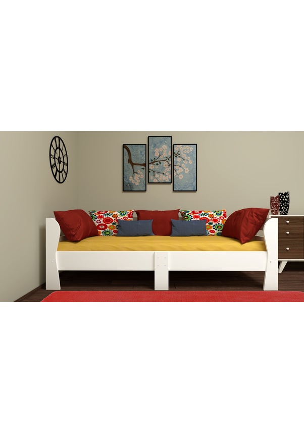 Resim Mymobilya Oval Kenar Sedir Karyola-Şık Görünüm- Uygun Fiyat 