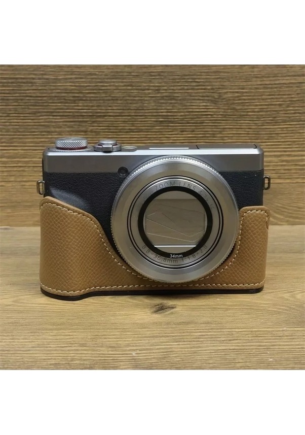 Ebitda Cbtx Canon G7 X Mark Iı/ııı Deri Kamera Kılıfı - Yarı Vücut ...