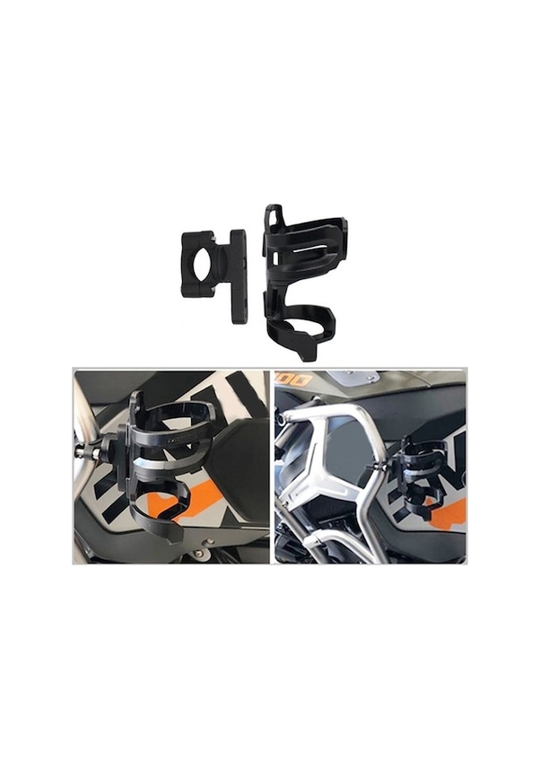 Resim Ulzyvf Bisiklet Ve Motosiklet İçin Alüminyum Su Şişe Kafesi - 19-32mm Adaptörlü 