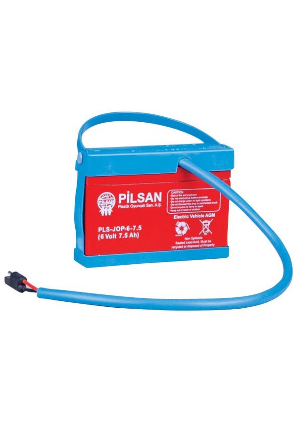 Pilsan 6 volt 7,5 amper orjinal akülü araba aküsü pilsan akü 7,5 ah