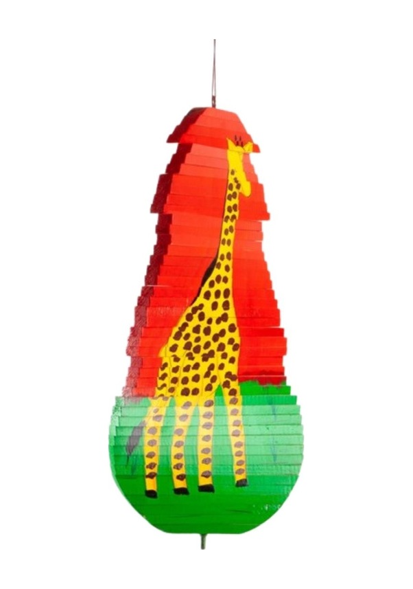 Resim Ahşap Dönence Zürafa No.2 