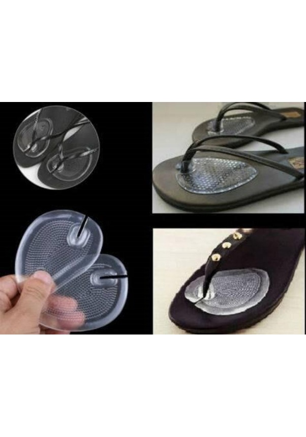 Resim Parmak Arası Terlik için Parmak Koruyucu Silikon Jel Tabanlık 