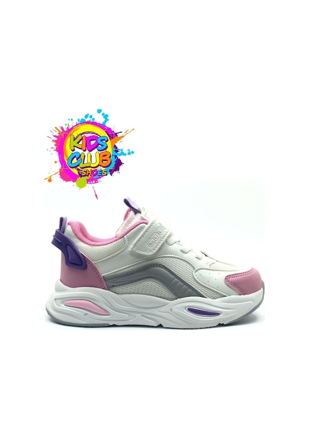 Resim Cool Evo-toti Sneaker Ortopedik Taban Unisex Çocuk Spor Ayakkabı Pudra 
