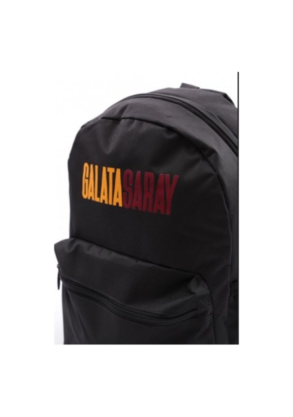 Resim Galatasaray Orijinal Lisanslı Spor Siyah Çocuk Sırt Çantası Siyah 