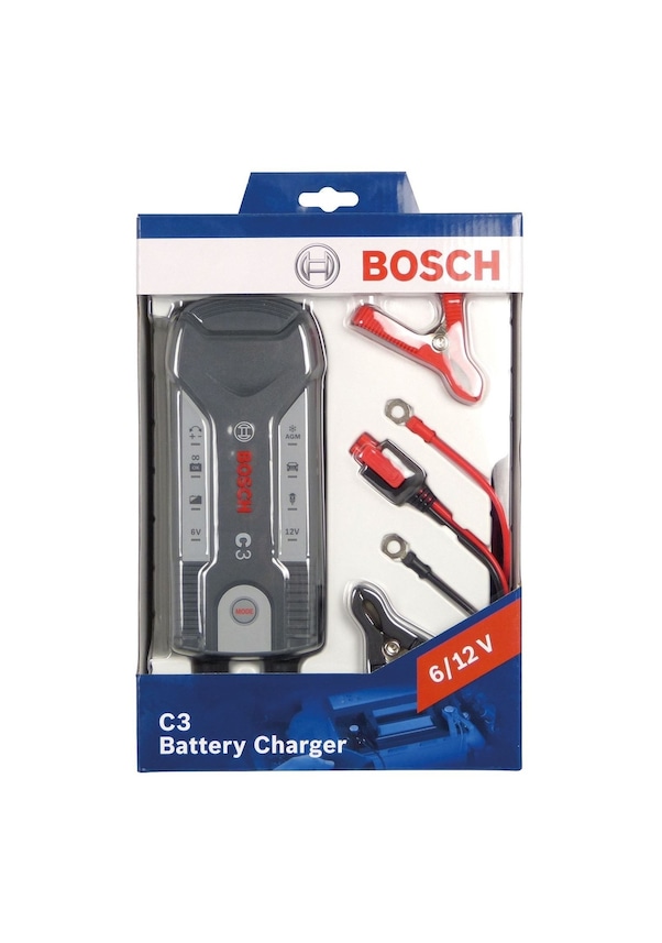 Bosch C3 Akü Şarj Cihazı (Ana Bayiden 2 Yıl Garantili) / 92069383