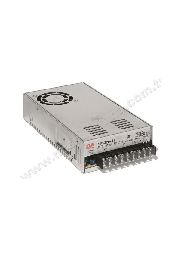 Meanwell SP-320-24 AC/DC Netzteil mit Lüfter, Metall, 312 W