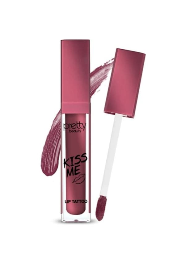 Pretty Beauty Kiss Mee Lip Tattoo 24 Saat Kalıcı Mat Likit Ruj No5