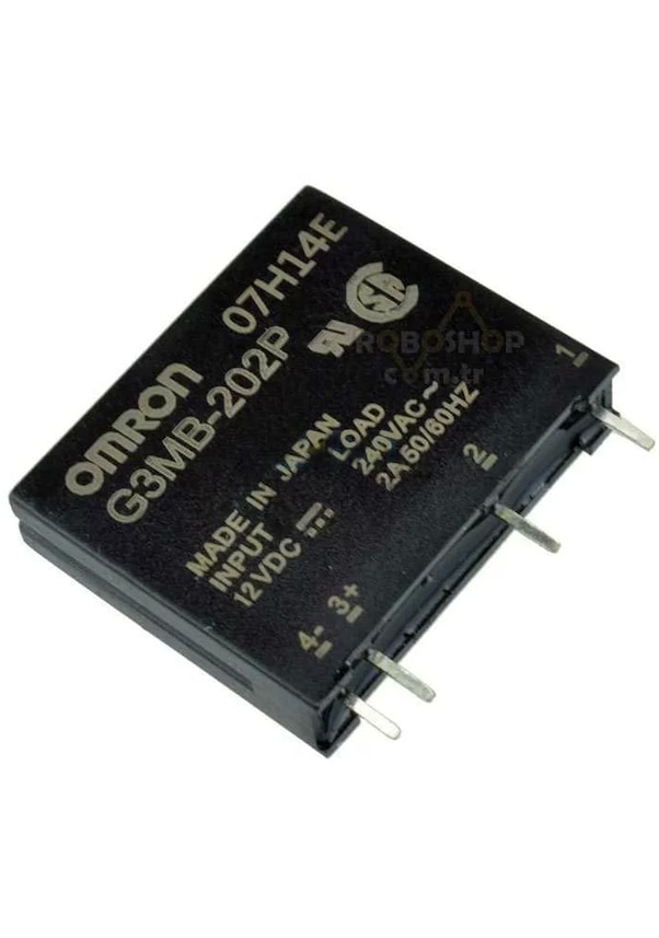 Lot De 5 Relais Statique G3MB-202P - 5V/12V/24V DC - Contrôle AC 2A