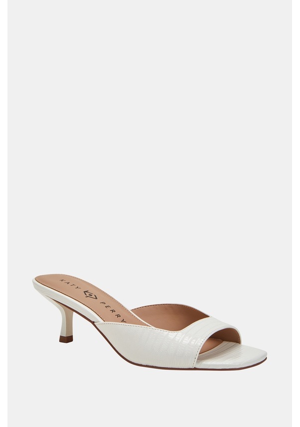 Resim Katy Perry The Ladie Low Heel Kadın Beyaz Topuklu Terlik Beyaz 