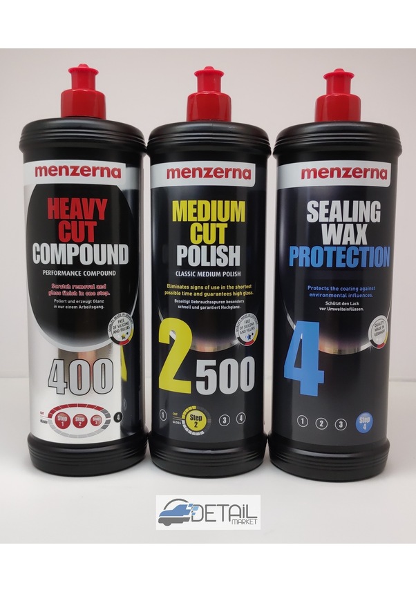 Menzerna 400 2500 Sealing Wax Pasta Cila Seti 1 Lt Fiyatları ve Özellikleri