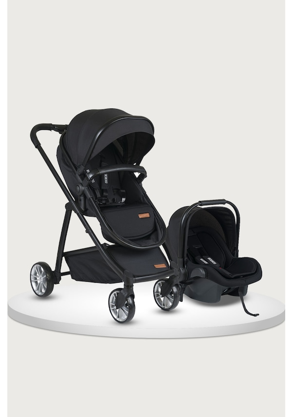 Tommybaby Quantum Black New Travel Sistem Bebek Arabası Puset