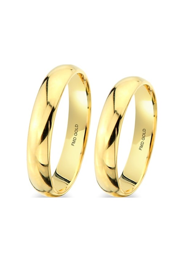 FMD Gold 4 mm Klasik Alyans