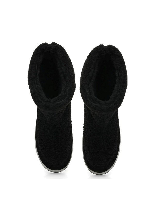 Resim Aurora Siyah Kadın Su Geçirmez Kar Botu Kürklü İç Astar, Ka... Siyah 